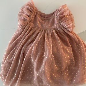 Pink dress with stars